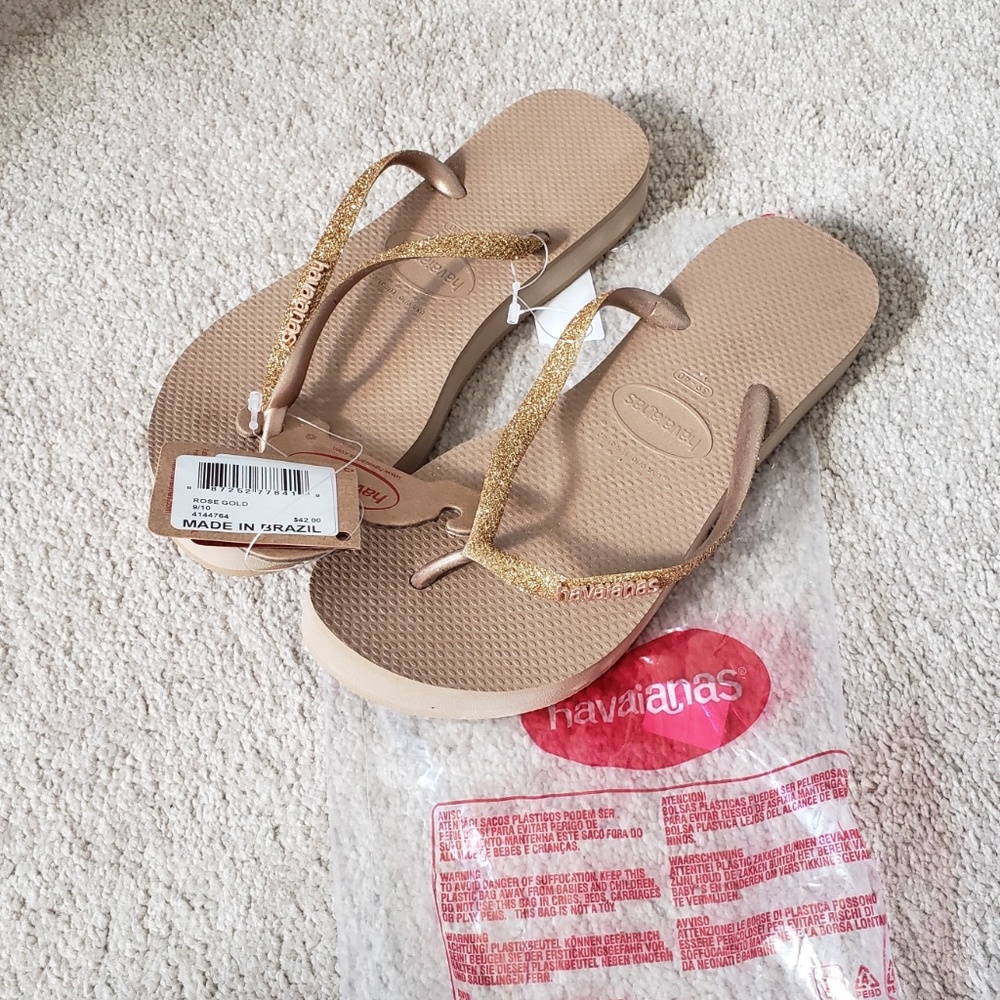 Women's Havaianas Glitter Flip Flops